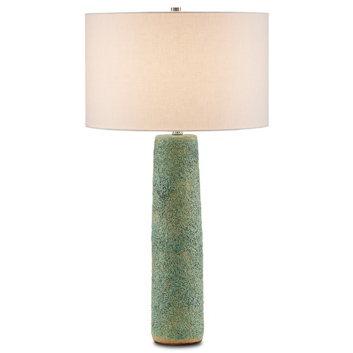 Currey and Company Lighting Kelmscott Table Lamp in Moss Green by Currey & Company 6000-0800