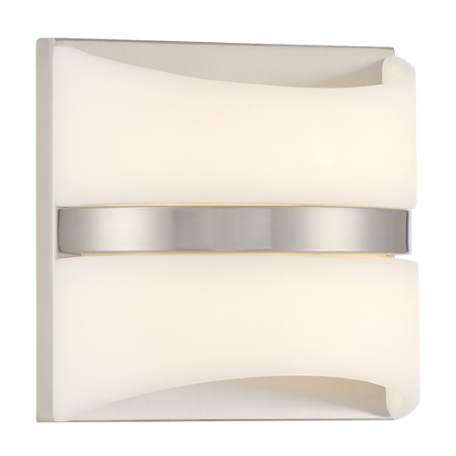 Velaux 6.50-Inch LED Sconce in Brushed Nickel by Minka Lavery