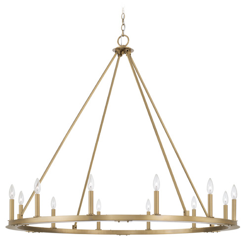 Capital Lighting Pearson Aged Brass Chandelier
