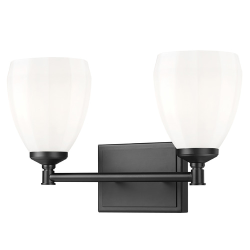 Z-Lite Z-Lite Oren Matte Black Bathroom Light 7004-2V-MB