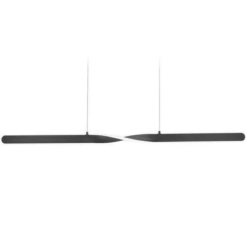 Afx Lighting Twist Black LED Island Light