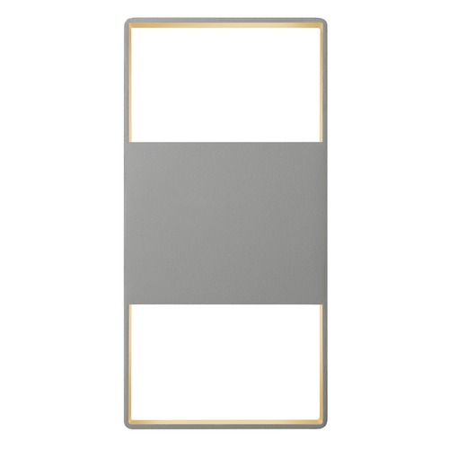 Frames Textured Gray LED Outdoor Wall Light by Sonneman Lighting