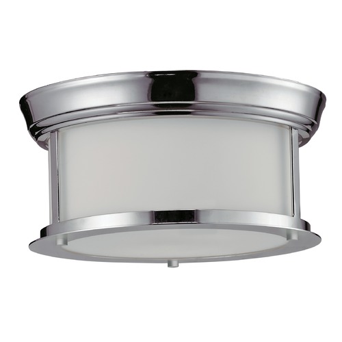 Sonna Chrome Flush Mount by Z-Lite