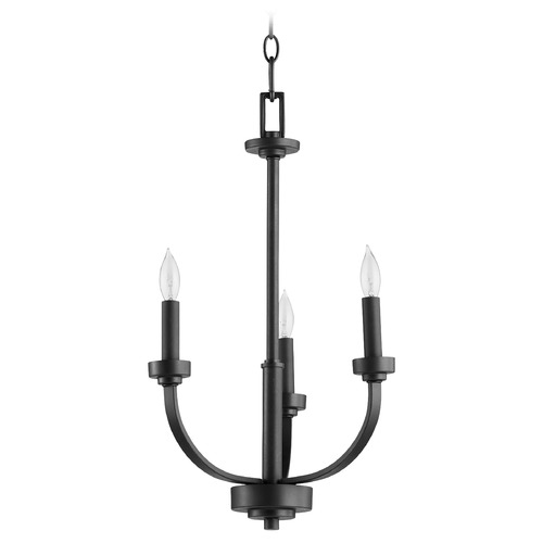 Quorum Lighting Reyes Noir Mini-Chandelier by Quorum Lighting 6160-3-69