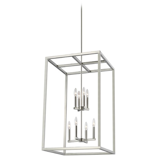 Moffet Street Brushed Nickel Pendant by Generation Lighting