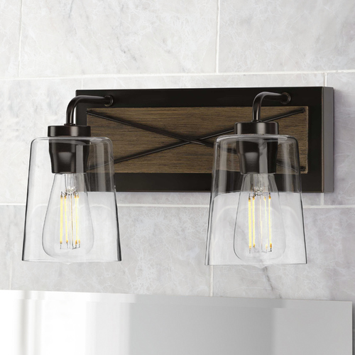 Briarwood Bath Light in Antique Bronze by Progress Lighting