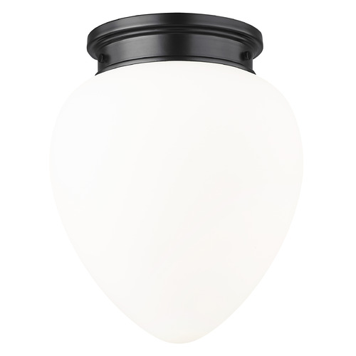 Z-Lite Z-Lite Gideon Matte Black Flushmount Light 1945F12-MB