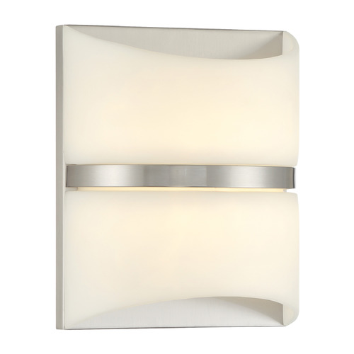 Velaux 10.50-Inch LED Sconce in Brushed Nickel by Minka Lavery