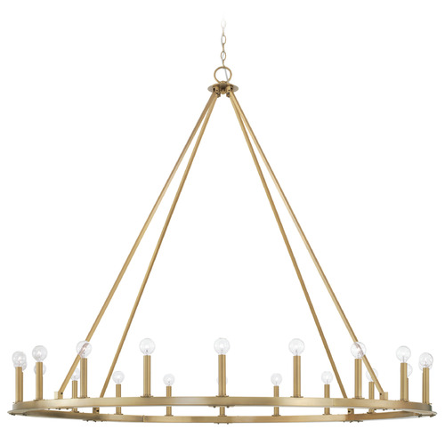 Capital Lighting Pearson Aged Brass Chandelier