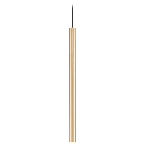 Z-Lite Z-Lite Forest Modern Gold LED Mini-Pendant Light with Cylindrical Shade 919MP24-MGLD-LED
