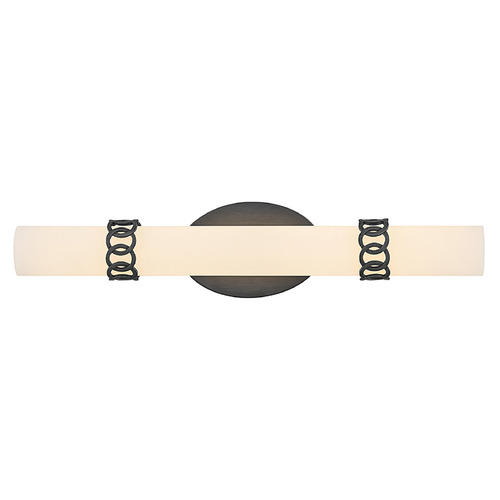 Hinkley Eliza Painted Black Oxide LED Vertical Bathroom Light