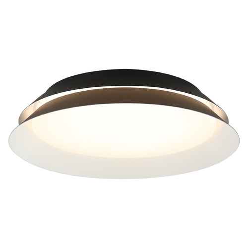 Matteo Lighting Dahlia Matte Black LED Flushmount Light