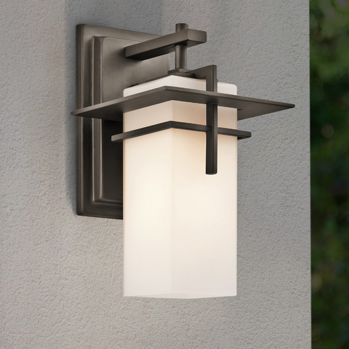 Caterham 11.75-Inch Outdoor Wall Light in Olde Bronze by Kichler Lighting