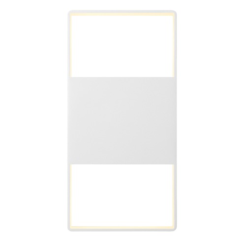 Sonneman Lighting Frames Textured White LED Outdoor Wall Light by Sonneman Lighting 7202.98-WL