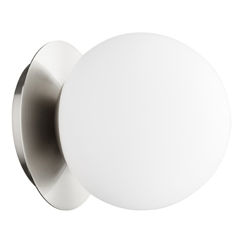 Satin Nickel Sconce by Quorum Lighting