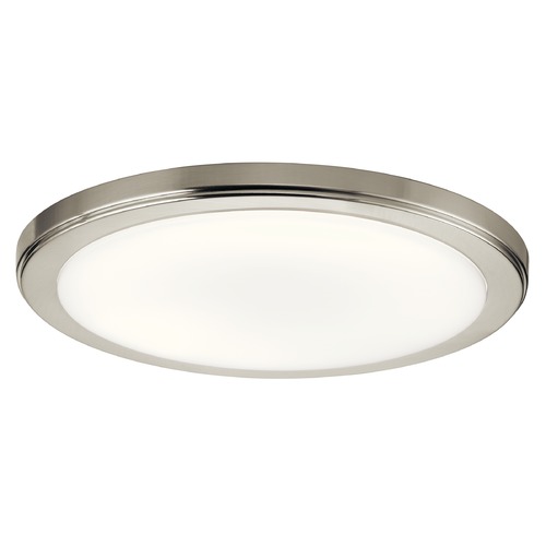 Kichler Lighting Zeo 13-Inch Brushed Nickel LED Flush Mount 3000K by Kichler Lighting 44248NILED30