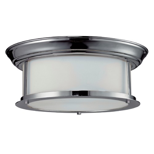Sonna Chrome Flush Mount by Z-Lite