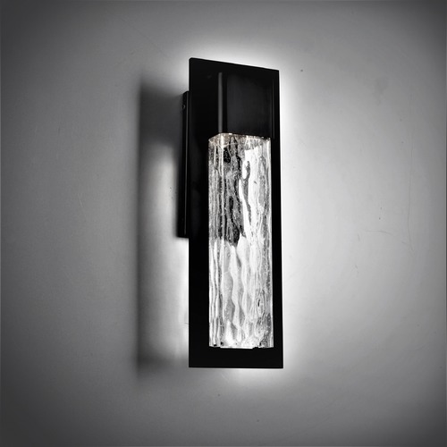 Modern Forms by WAC Lighting Mist Black LED Outdoor Wall Light by Modern Forms WS-W54020-BK