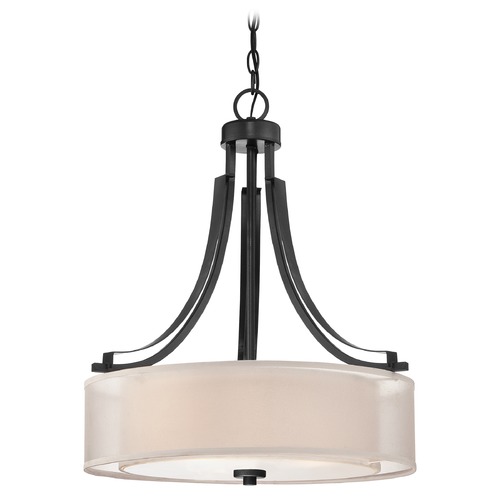 Parsons Studio Sand Coal Pendant by Minka Lavery