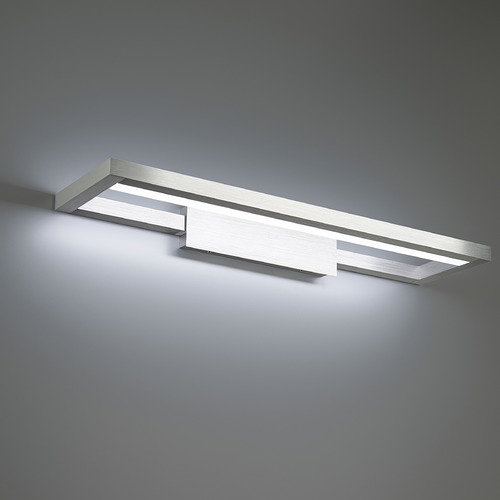WAC Lighting View 20-Inch LED Vanity Light in Aluminum 3CCT 3500K by WAC Lighting WS-89120-35-AL