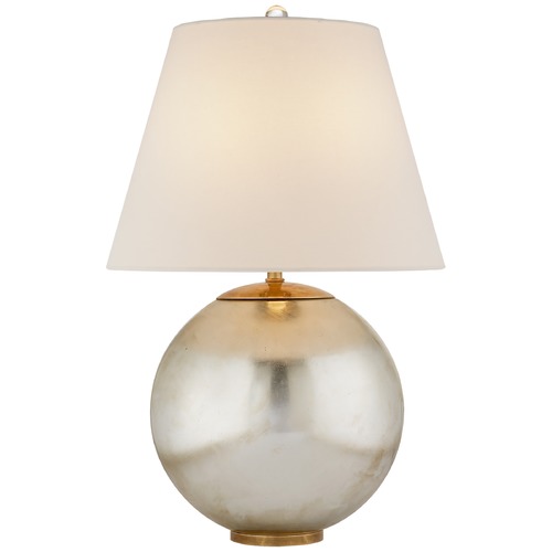 Aerin Morton Table Lamp in Burnished Silver Leaf by Visual Comfort Signature