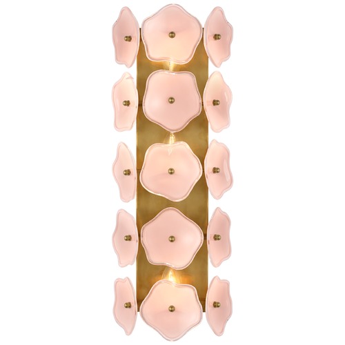 Visual Comfort Signature Collection Kate Spade New York Leighton Sconce in Soft Brass by Visual Comfort Signature KS2066SBBLS