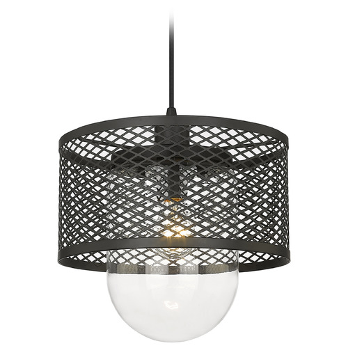 Kipton Matte Black Pendant by Z-Lite
