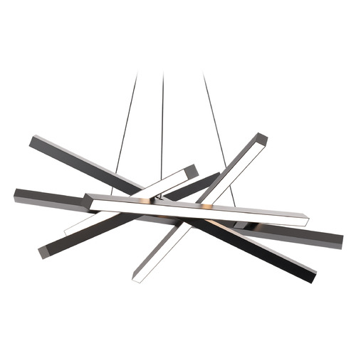 Parallax 34-Inch LED Pendant in Black by WAC Lighting