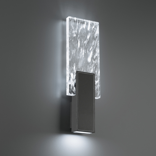 Tryst 20-Inch LED Crystal Wall Sconce in Black by Schonbek Beyond