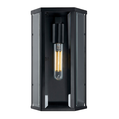 Justice Design Group Justice Design Edgeworth Pocket ADA Outdoor Sconce FSN-7670W-CLER-MBLK