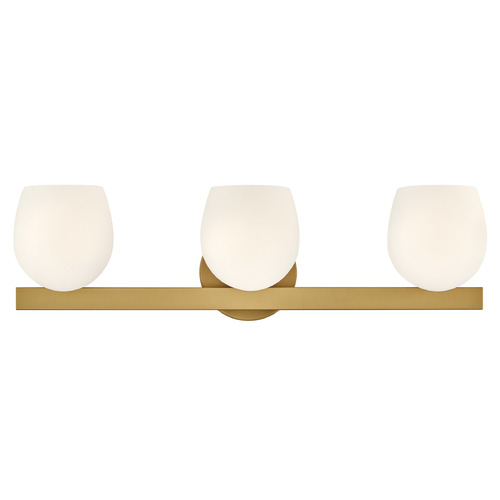 Hinkley Mae Lacquered Brass LED Bathroom Light