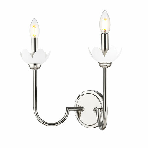 Z-Lite Allistair Polished Nickel Sconce