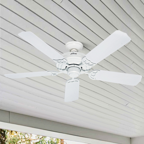 Sea Air White Ceiling Fan by Hunter Fan Company