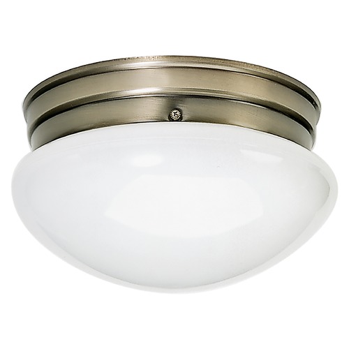 Nuvo Lighting Antique Brass Flush Mount by Nuvo Lighting SF77/924