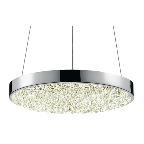 Dazzle Polished Chrome LED Pendant by Sonneman Lighting