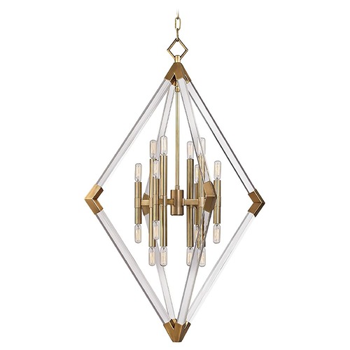 Hudson Valley Lighting Lyons Pendant in Aged Brass by Hudson Valley Lighting 4630-AGB