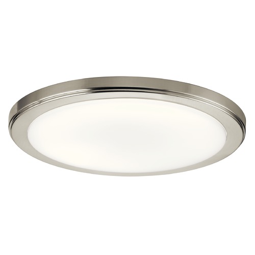 Kichler Lighting Zeo 13-Inch Brushed Nickel LED Flush Mount 4000K by Kichler Lighting 44248NILED40