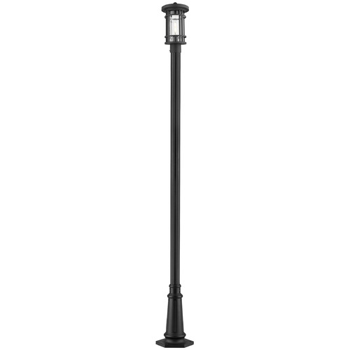 Z-Lite Jordan Black Post Light by Z-Lite 570PHM-557P-BK