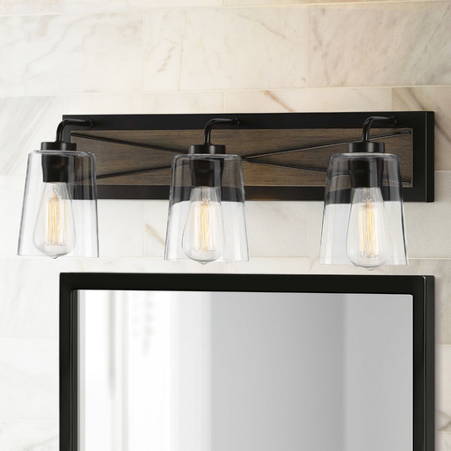 Briarwood Antique Bronze 3-Light Bathroom Light by Progress Lighting