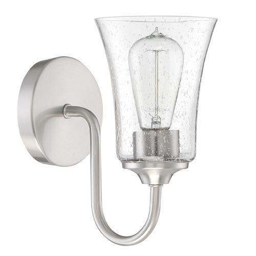 Gwyneth Brushed Polished Nickel Sconce by Craftmade Lighting