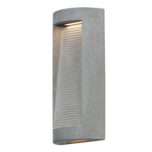 ET2 Lighting Boardwalk Medium LED Outdoor Wall Light in Greystone by ET2 Lighting E14382-GSN