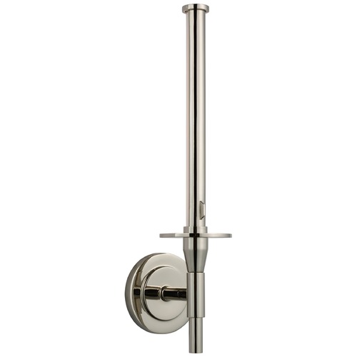 Visual Comfort Signature Collection Thomas OBrien Cilindro Rotating Sconce in Nickel by Visual Comfort Signature TOB2725PN