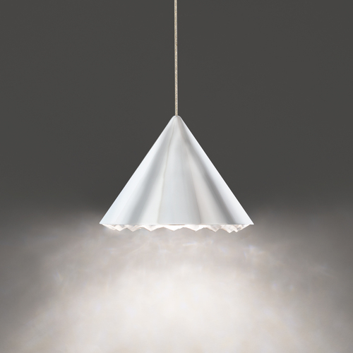 Primrose 8-Inch LED Crystal Mini Pendant in Chrome by Schonbek Beyond