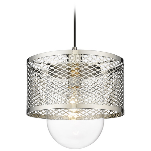 Kipton Polished Nickel Pendant by Z-Lite