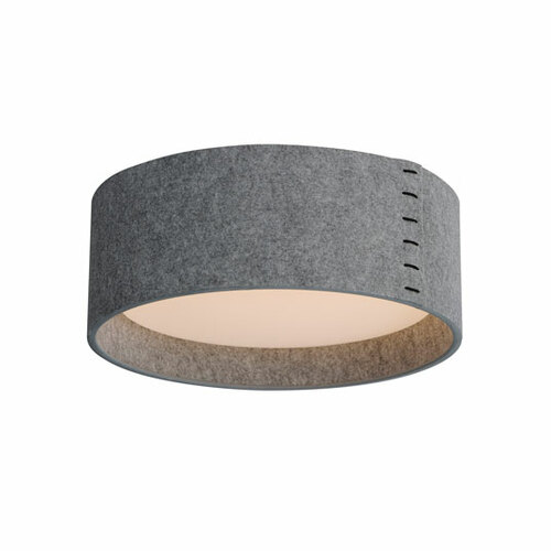Maxim Lighting Prime Acoustic 16-Inch LED Flush Mount in Grey by Maxim Lighting 10230GY