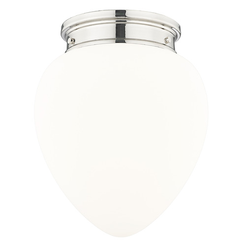 Z-Lite Gideon Polished Nickel Flushmount Light