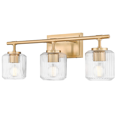 Z-Lite Landon Modern Gold Bathroom Light