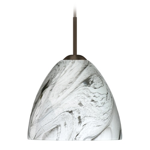 Besa Lighting Sasha Bronze Mini-Pendant Light