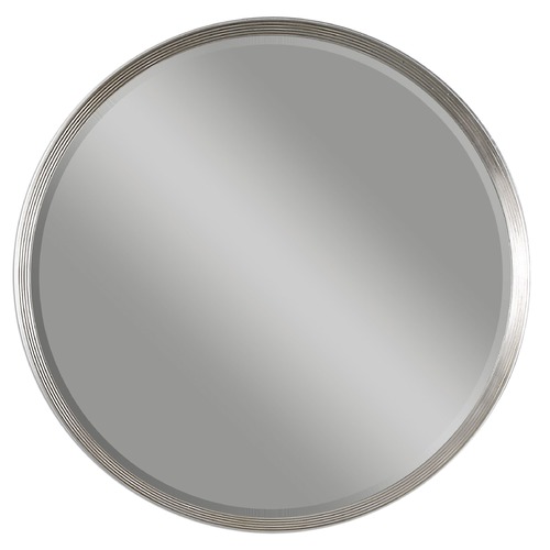 Serenza Round Silver Mirror by Uttermost Lighting