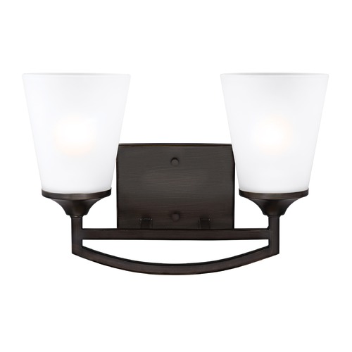 Hanford 14.506-Inch Bath Light in Bronze by Generation Lighting